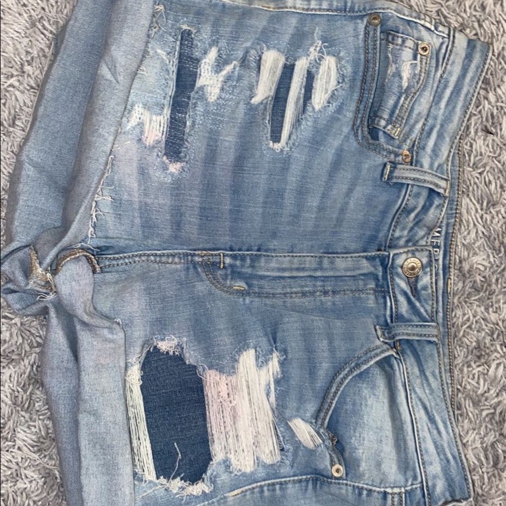 Light Washed AE Shorts